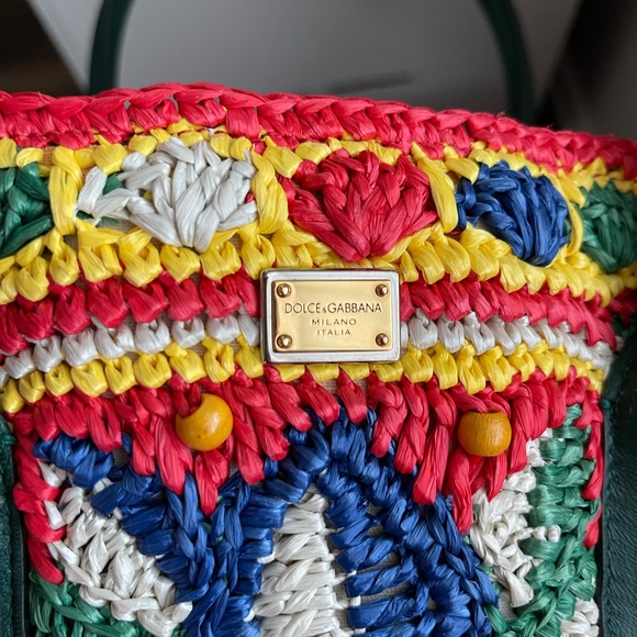 Dolce & Gabbana Raffia bucket bag - Picture 5 of 15